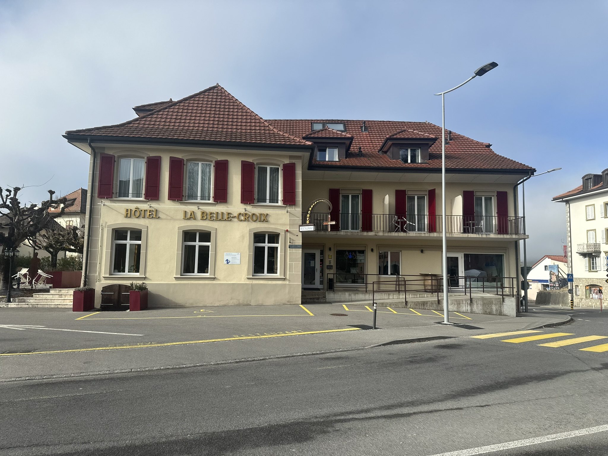 Façade de l'hôtel
